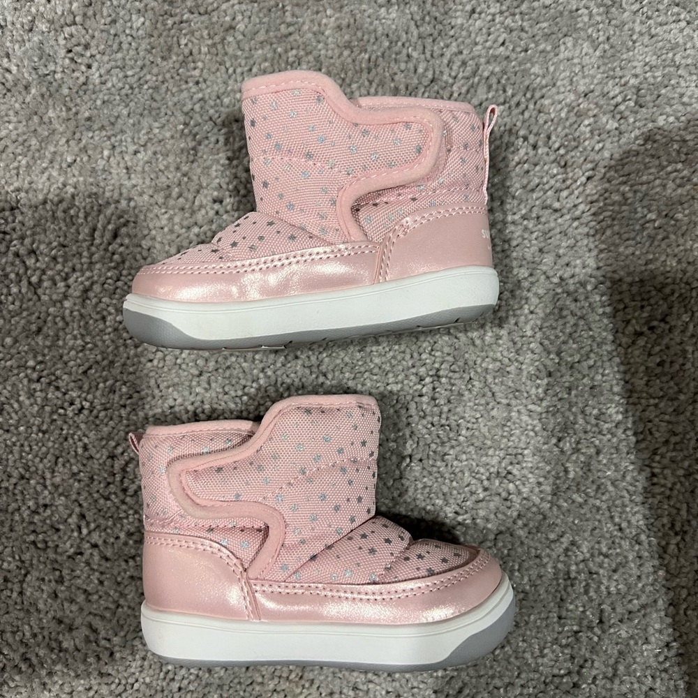 Pink Stride Rite Toddler Boots